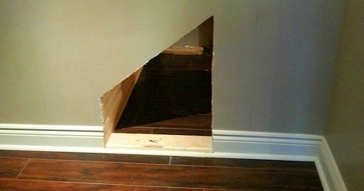 This Guy Cut A Secret Hole Into His Staircase. When You See Why, You’ll Want One Too.