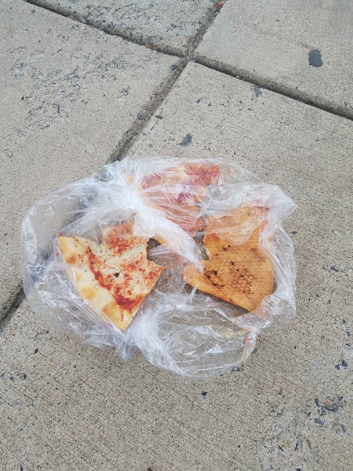 abandoned puppy rescued Puppy Left Abandoned On Stoop With A Note And Half-Eaten Pizza