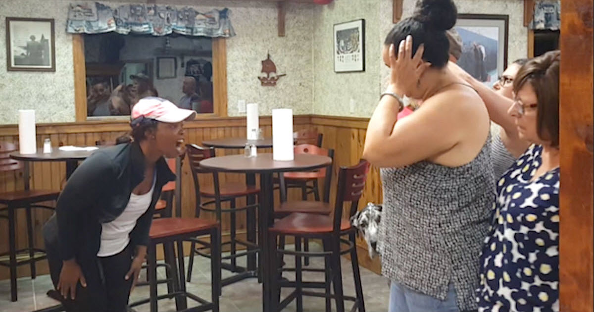 Angry Woman Screams At Veteran For Bringing His Service Dog Into Restaurant