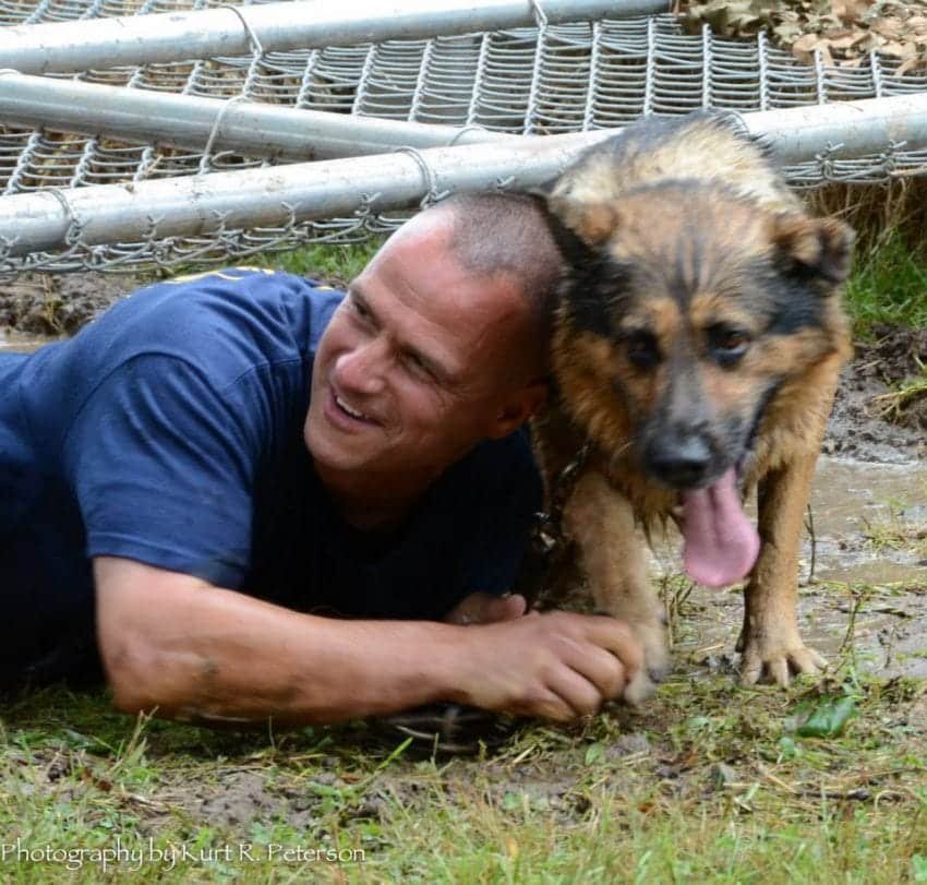 officer says goodbye to k9 partner