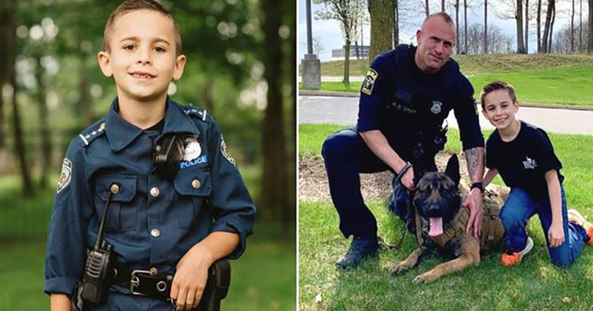 Young Boy Raises Nearly $80K To Buy Bulletproof Vests For Police Dogs