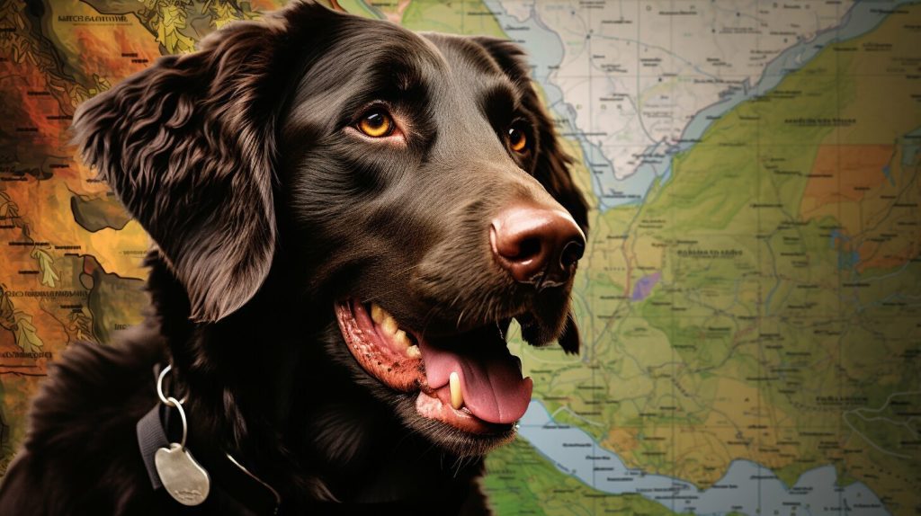 Curly-Coated Retriever Pedigree and Location