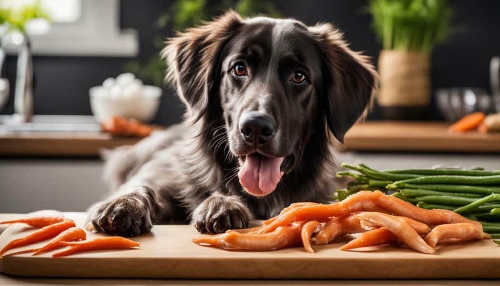 Dog health and chicken feet