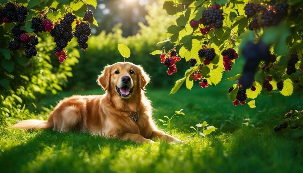 Feeding blackberries to dogs