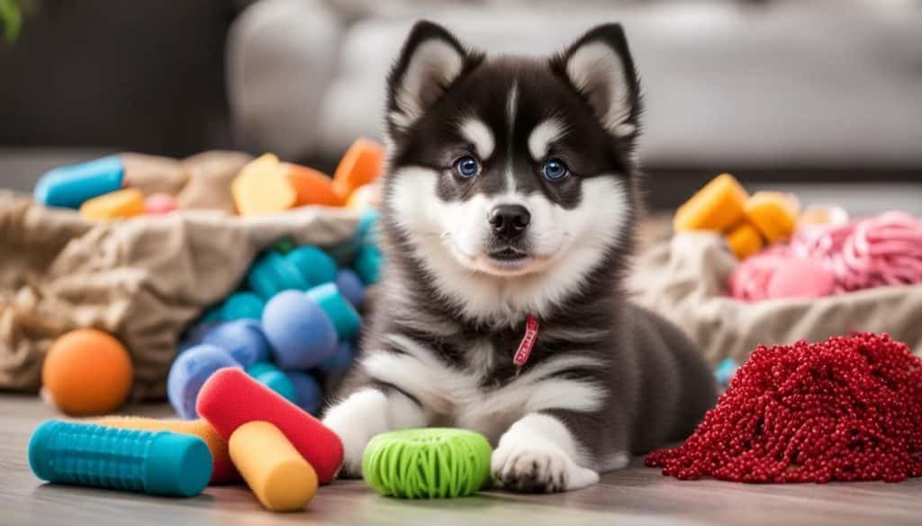 Pomsky puppy