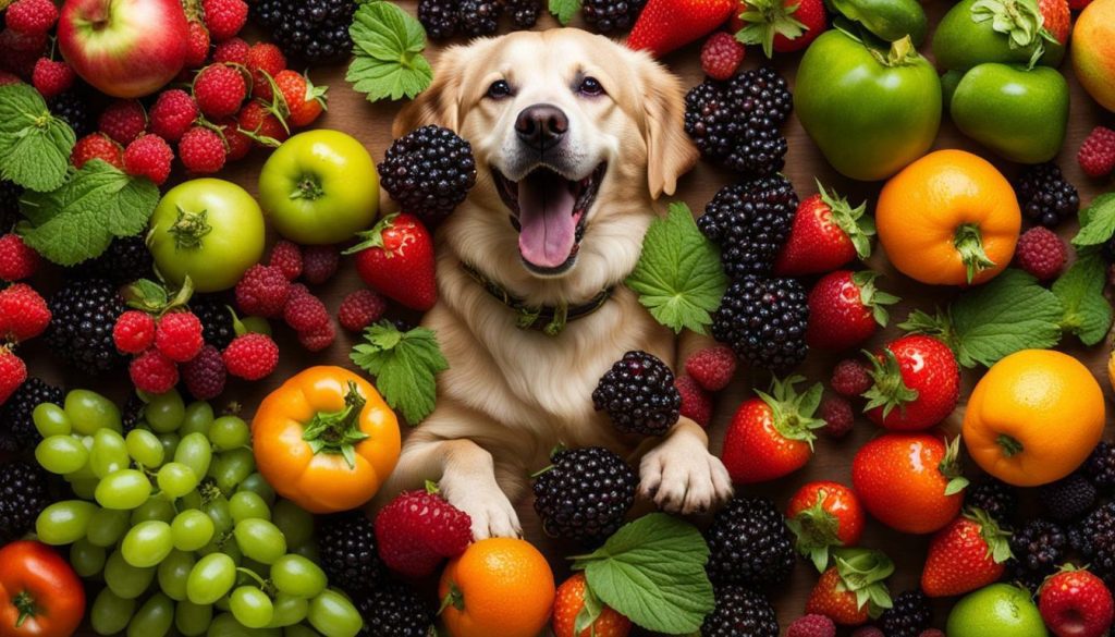 blackberries and dogs' diet