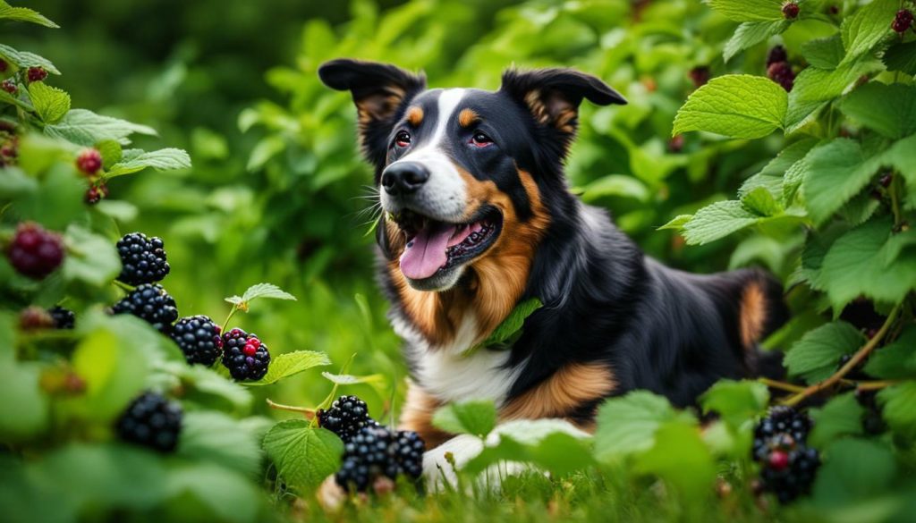 blackberries as a treat for dogs