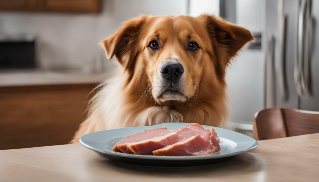 can-dogs-digest-ham