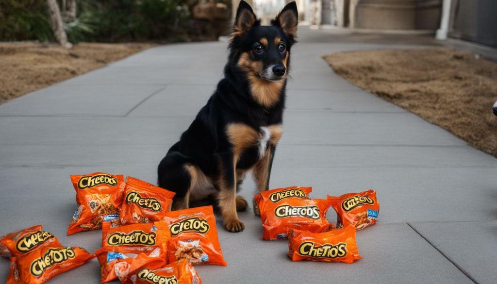 dangers of dogs eating cheetos