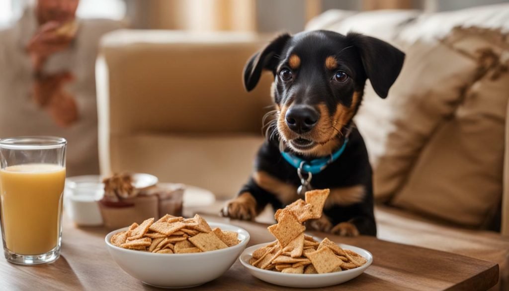 dogs and cinnamon toast crunch