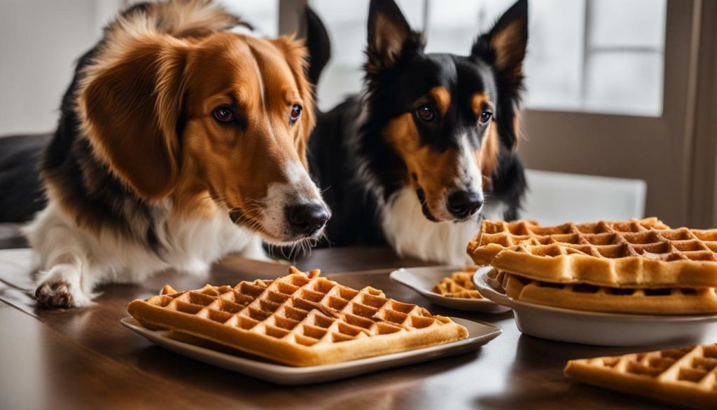 dogs and waffles