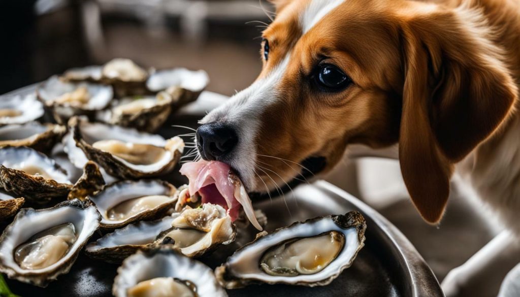 feeding oysters to dogs