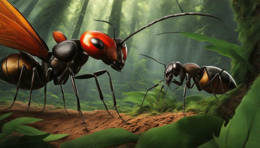 giant ants the size of hummingbirds