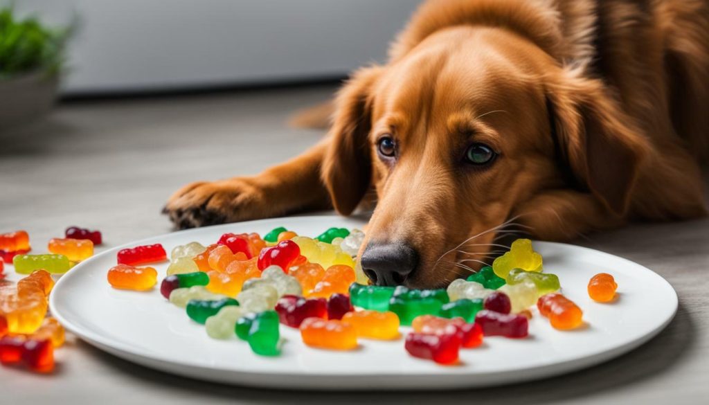 gummy bears and canine digestion