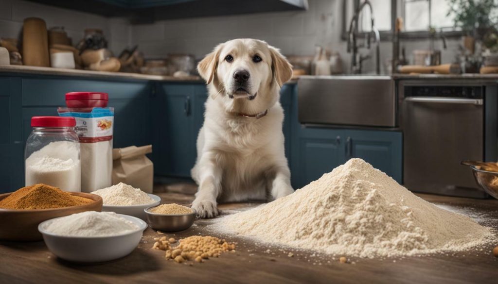 health effects of flour on dogs