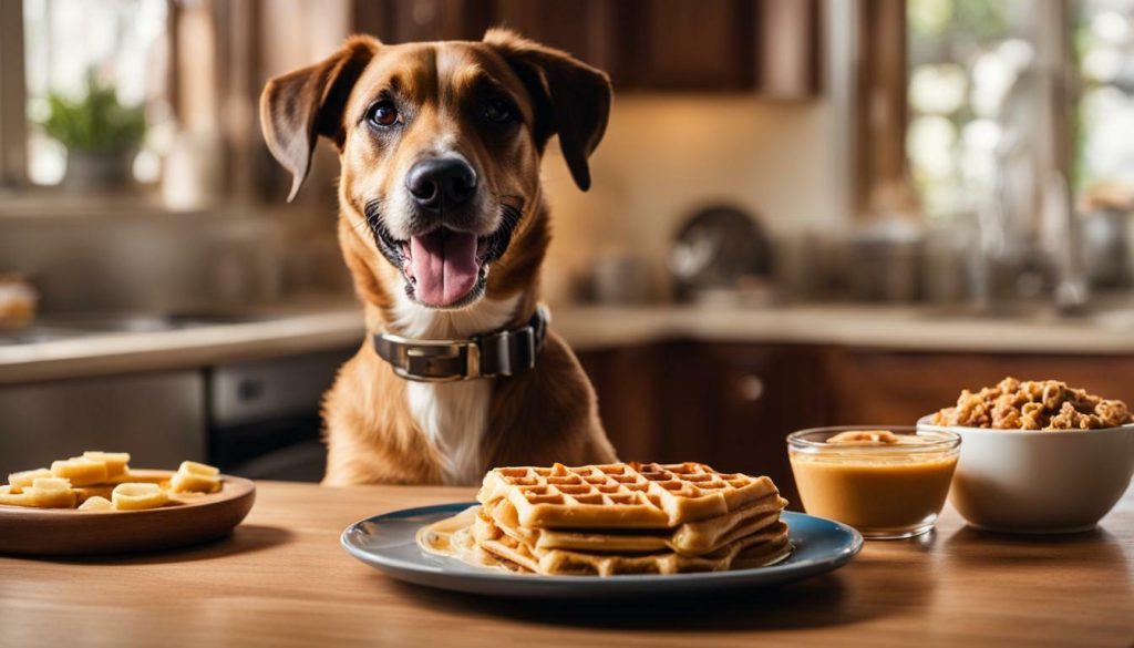 homemade waffles for dogs