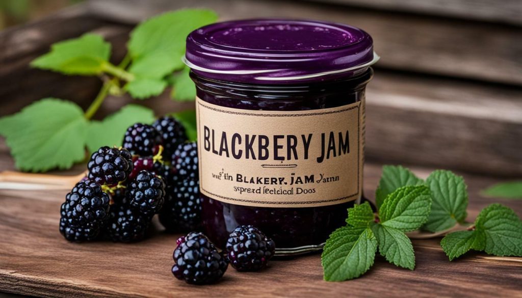 jams and spreads made with blackberries