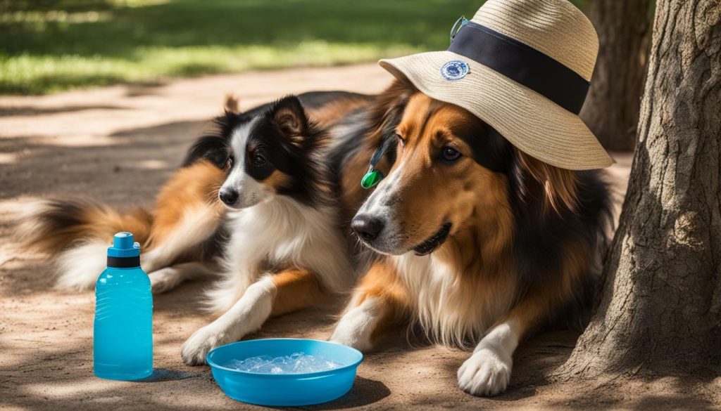 keeping dogs cool during hot weather walks