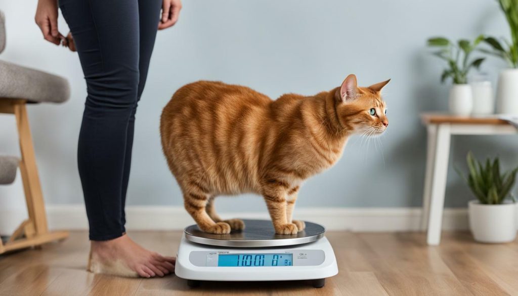 monitoring cat weight