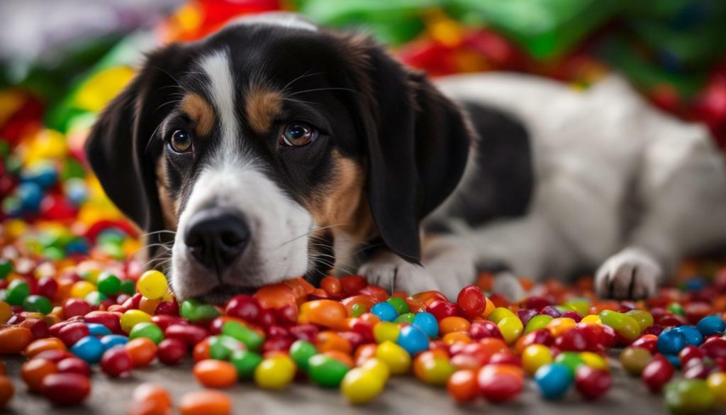 risks of feeding skittles to dogs
