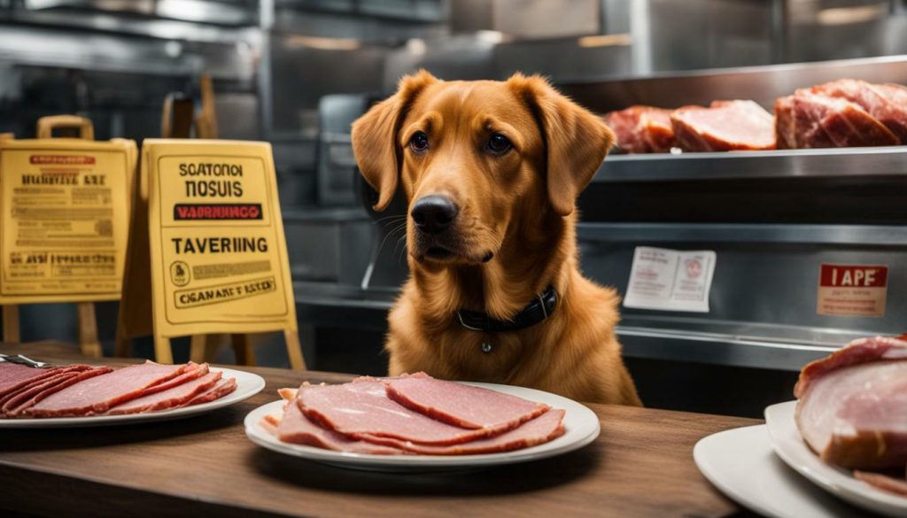 risks-of-giving-ham-to-dogs