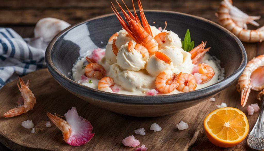 seafood flavored ice cream