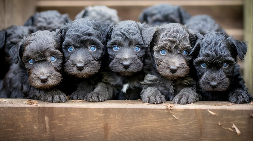 Kerry Blue Terrier puppies