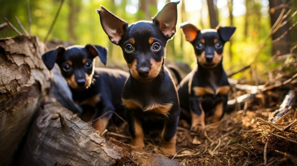 Manchester Terrier puppies