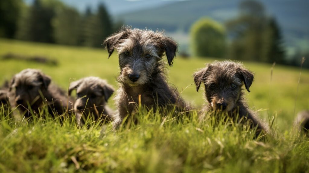 Scottish Deerhound puppies