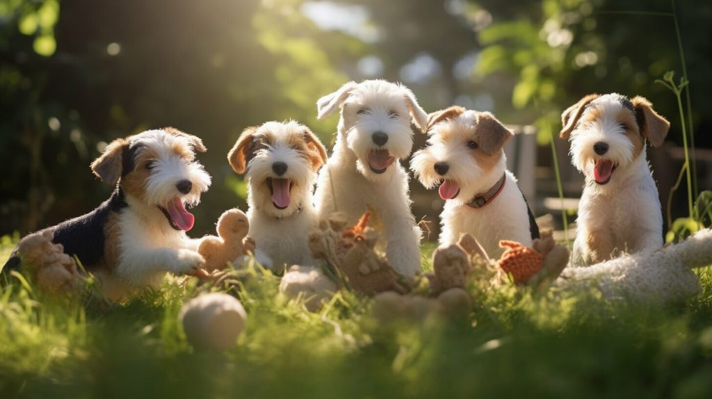 Wire Fox Terrier puppies