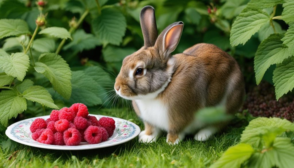 Are raspberries safe for rabbits?