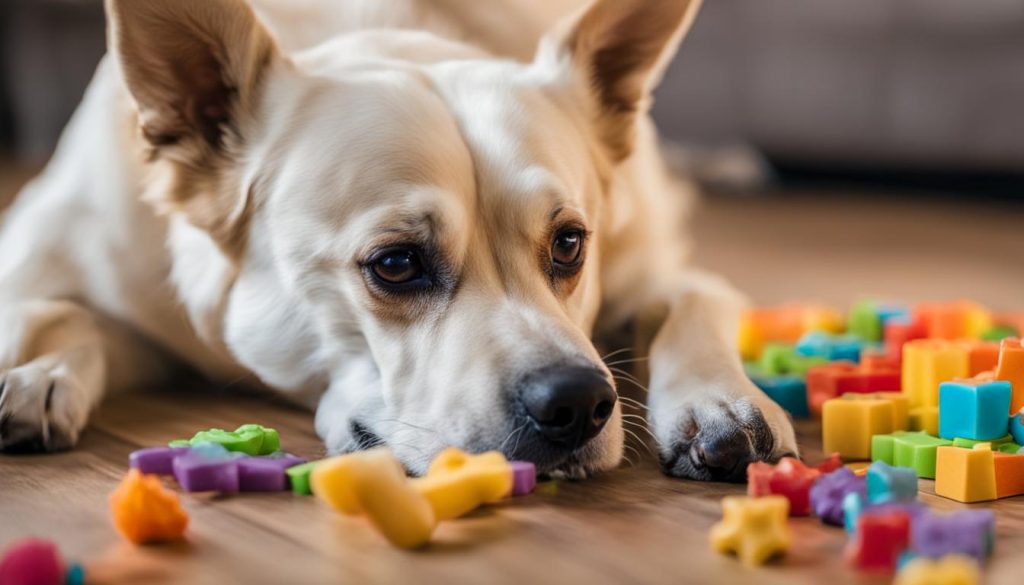 Dog puzzle toys and chews