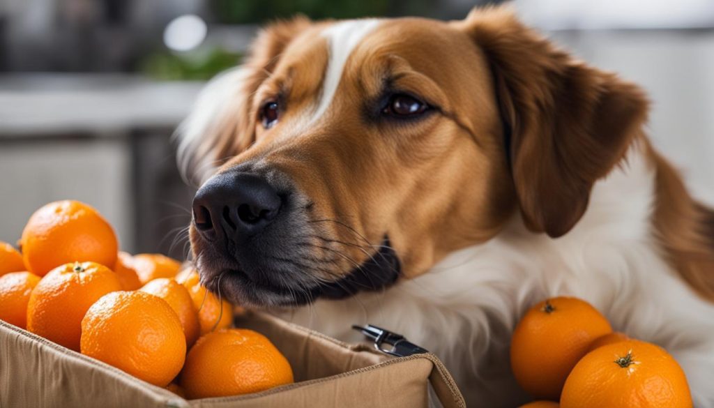 Feeding Dogs Clementines
