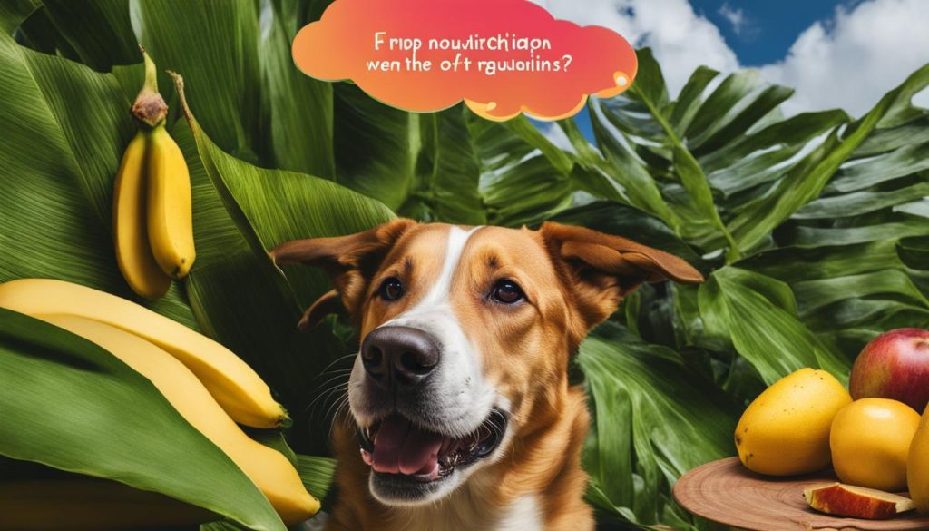 Nutritional value of plantains for dogs