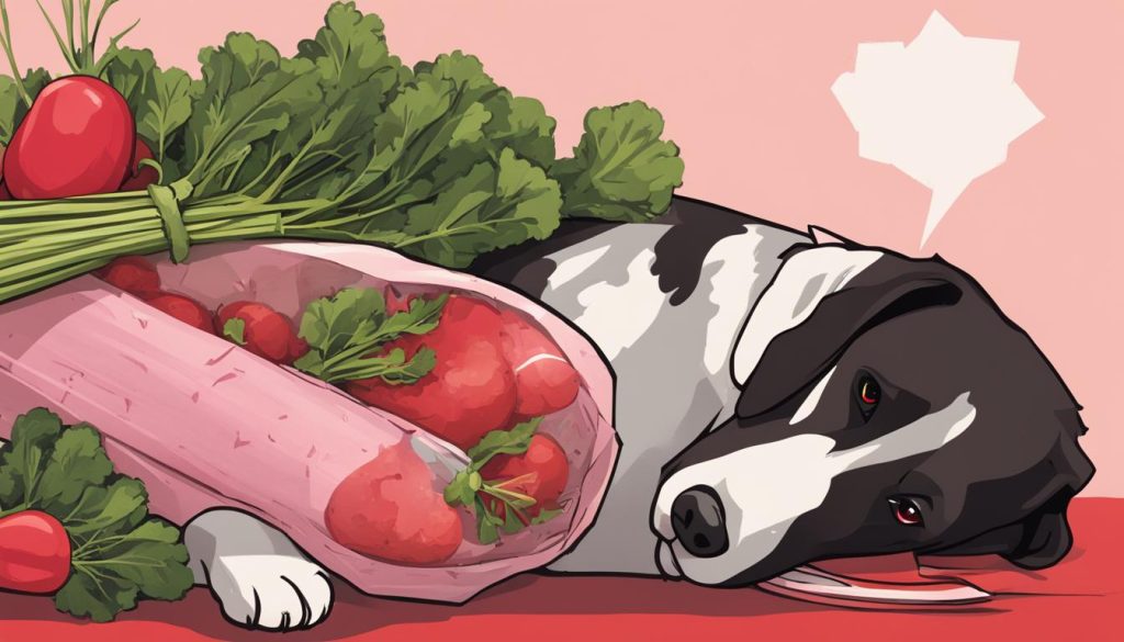 Risks of radishes in a dog's diet