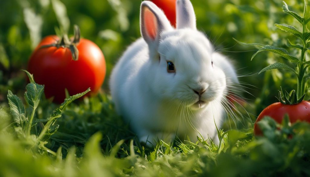 can rabbits eat tomato leaves