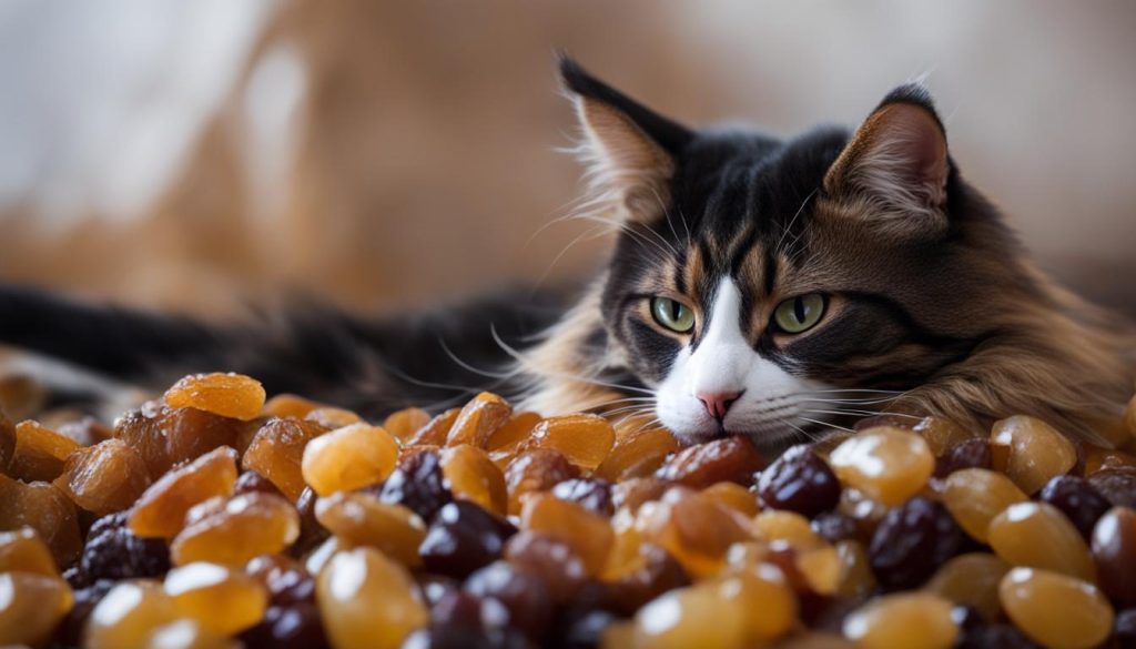 effects of raisins on cats