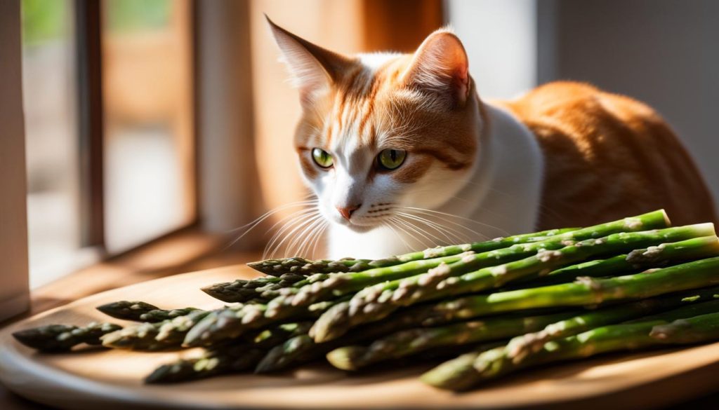 feeding cats asparagus