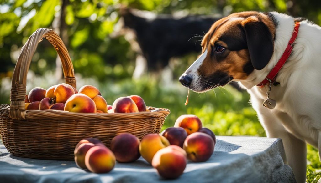 feeding nectarines to dogs