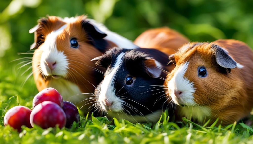 guinea pigs and plums compatibility