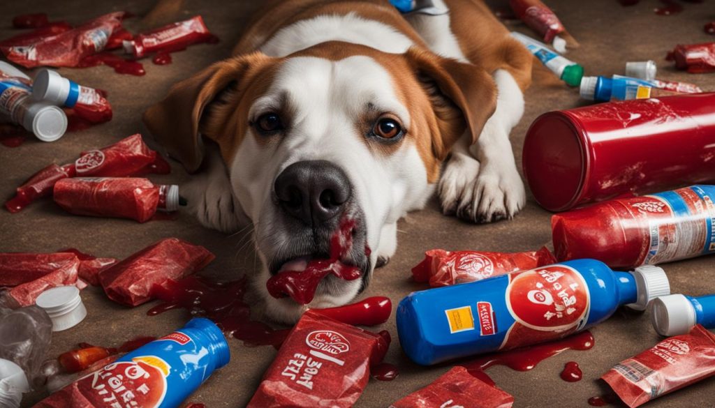 harmful effects of ketchup on dogs
