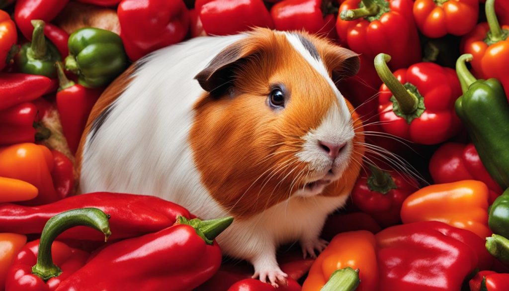nutritional benefits of red peppers for guinea pigs
