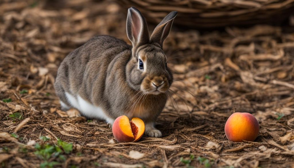 peach pit danger for rabbits