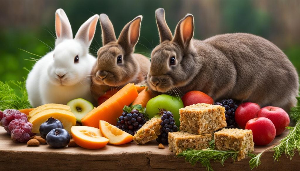 rabbit treat portion sizes