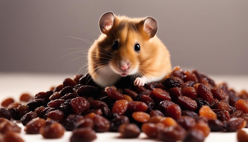 raisins for hamsters
