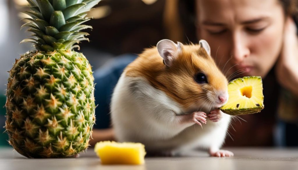 risks of pineapple for hamsters