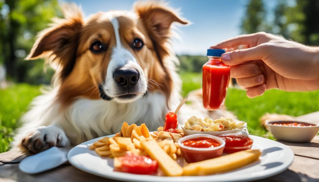 safe for dogs to eat ketchup