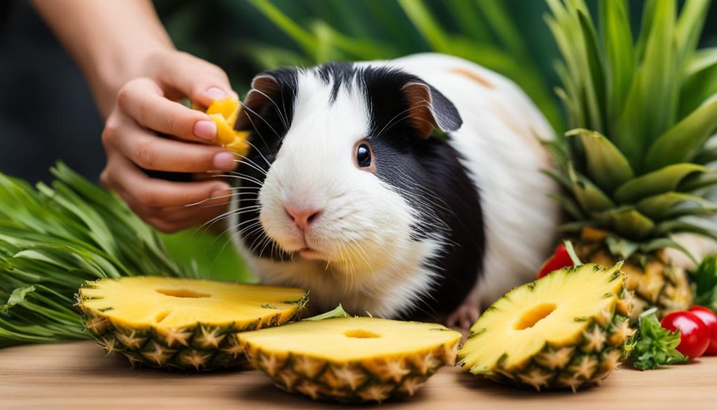 safe pineapple for guinea pigs