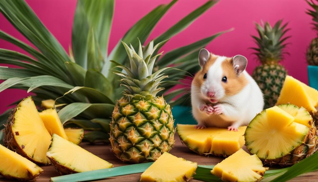 serving pineapple to hamsters
