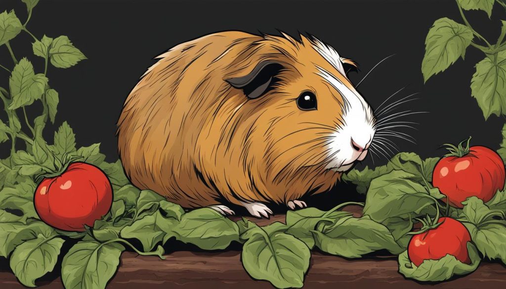 tomato toxicity in guinea pigs